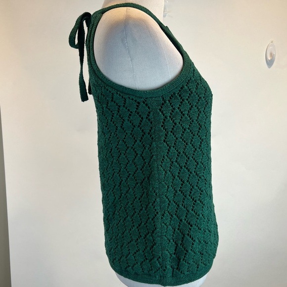 Boston Proper High Neck Crochet Knit Tank XXS - Picture 2 of 7